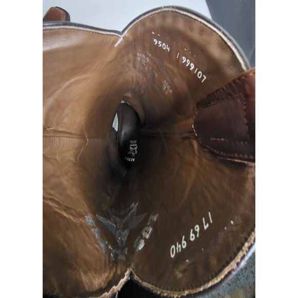 LOS ALTOS Mens BROWN SNIP TOE WESTERN COWBOY BOOT Size 12 EE WIDTH 999107 - Picture 13 of 16